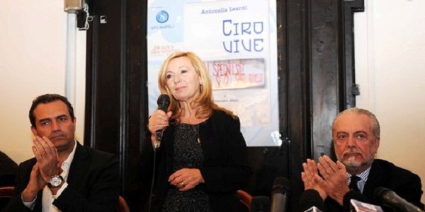 De Laurentiis alla presentazione del libro - Ciro vive -