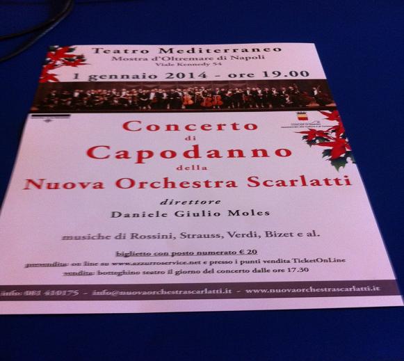 Napoli, oggi il concerto della Nuova Orchestra Scarlatti