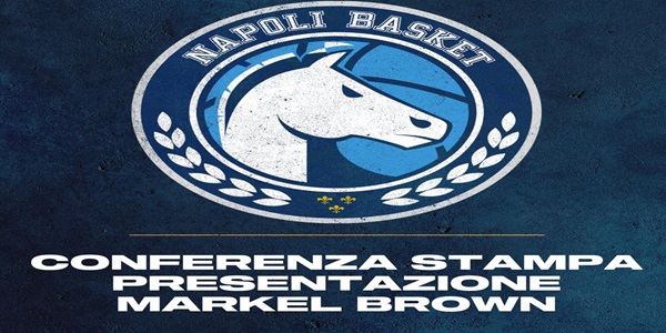 Gevi Napoli Basket: domani la conferenza di presentazione di Markel Brown