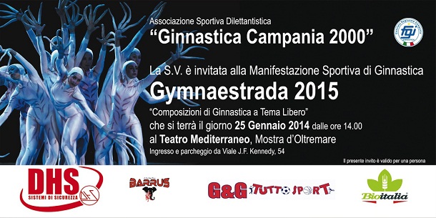 Napoli: stamattina Conferenza Stampa di presentazione della Gymnaestrada Regionale.