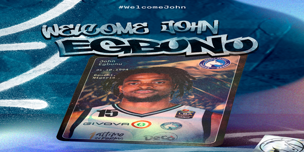 S.S. NAPOLI BASKET, ARRIVA JOHN EGBUNU