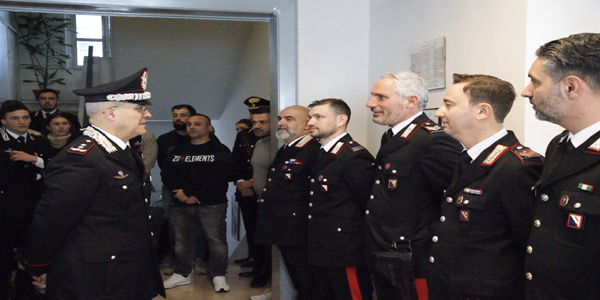 Napoli: il Generale La Gala in visita alla Compagnia Carabinieri Vomero