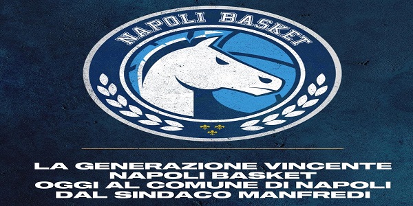 LA GENERAZIONE VINCENTE NAPOLI BASKET OGGI DAL SINDACO MANFREDI