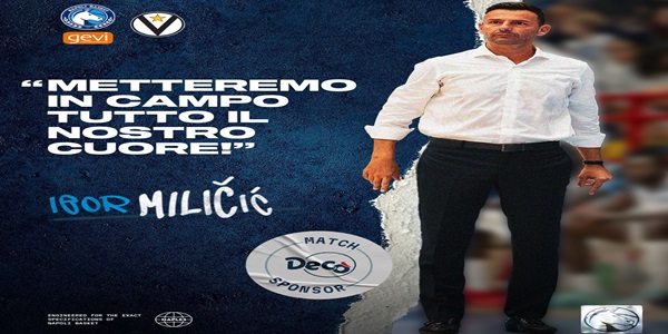 GEVI NAPOLI BASKET - V. SEGAFREDO BOLOGNA, MILICIC: METTEREMO IN CAMPO TUTTO IL NOSTRO CUORE!