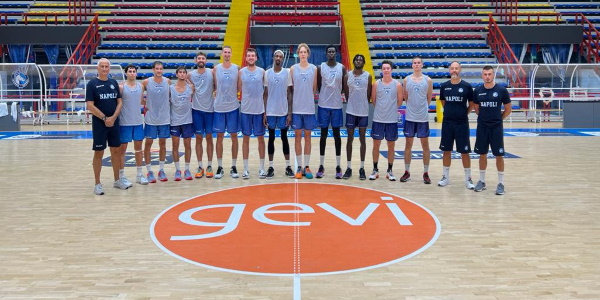 Gevi Napoli Basket, primo allenamento al PalaBarbuto