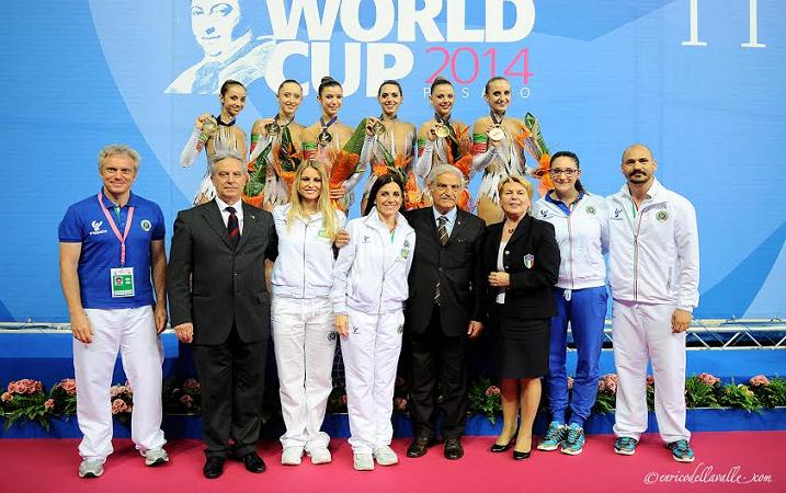 GINNASTICA: TRIPLETTA DELLE FARFALLE AZZURRE IN COPPA DEL MONDO