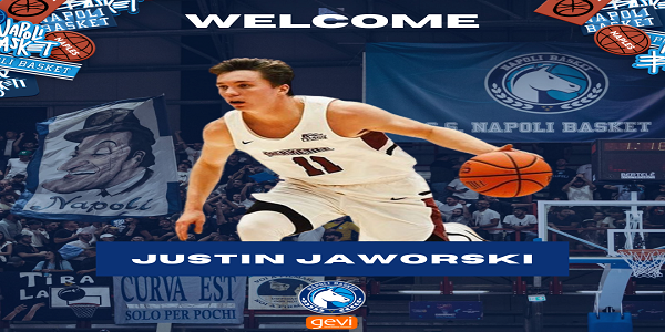 Justin Jaworski è un nuovo giocatore della Gevi Napoli Basket.