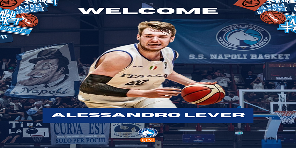 Gevi Napoli Basket: arriva Alessandro Lever