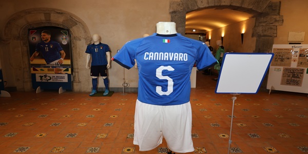 INAUGURATA LA MOSTRA \'RACCONTAMI COME ERA IL CALCIO\' AL MASCHIO ANGIOINO DI NAPOLI