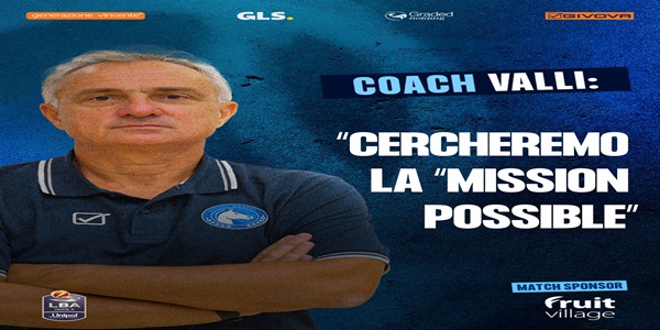 S.S. NAPOLI BASKET - GERMANI BRESCIA, VALLI: CERCHEREMO LA MISSION POSSIBLE