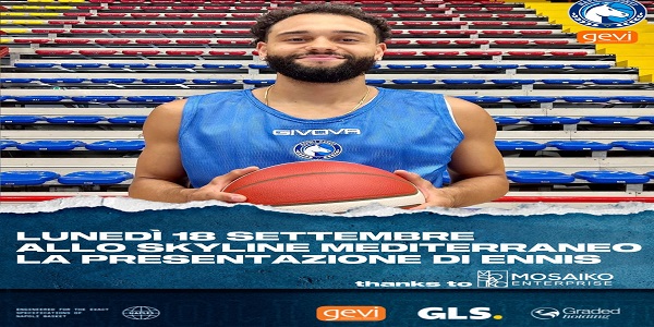 GeviNapoli Basket: lunedi allo Skyline Mediterraneo la presentazione di Ennis