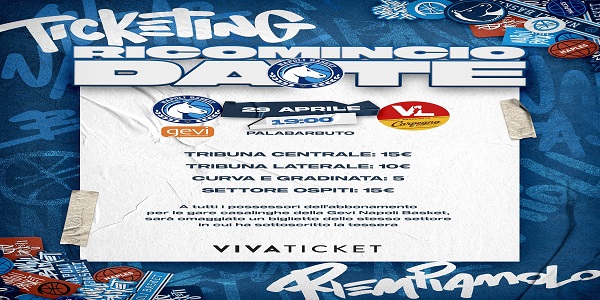 Gevi Napoli Basket-Carpegna Prosciutto Pesaro: Inizia la prevendita