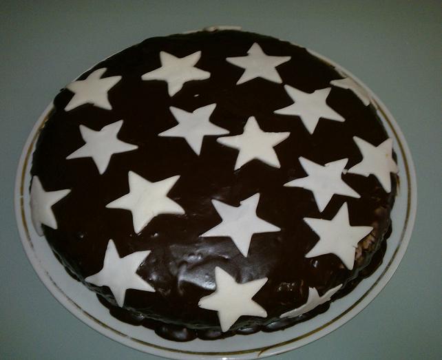 Torta stelle e cioccolato, un insieme di gusto e fantasia